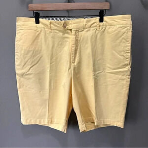 SOUTHER PINES BUTTER YELLOW FLAT FRONT SHORTS GOLF‎ CASUAL BEACH 38W